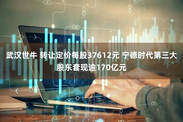 武汉世牛 转让定价每股37612元 宁德时代第三大股东套现逾170亿元